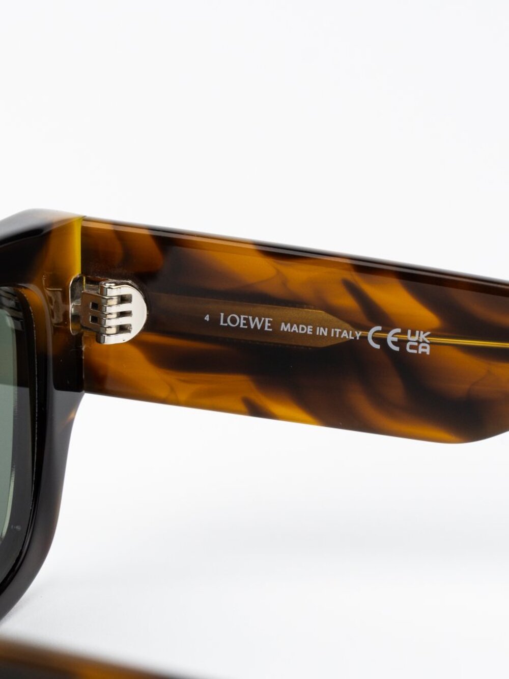 Loewe Men Sunglasses Havana Green Square LW40168I 52N NEW AUTHENTIC - Picture 9 of 11